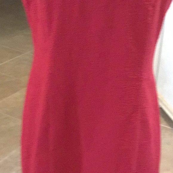 Lauren James Harper dress, crimson with white trim, back zip, size L, NWT - Picture 4 of 10